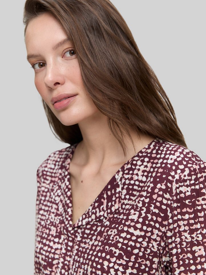 TOM TAILOR Langarmbluse Blusen & Shirts Bluse aus Viskose – Bild 4 von 5