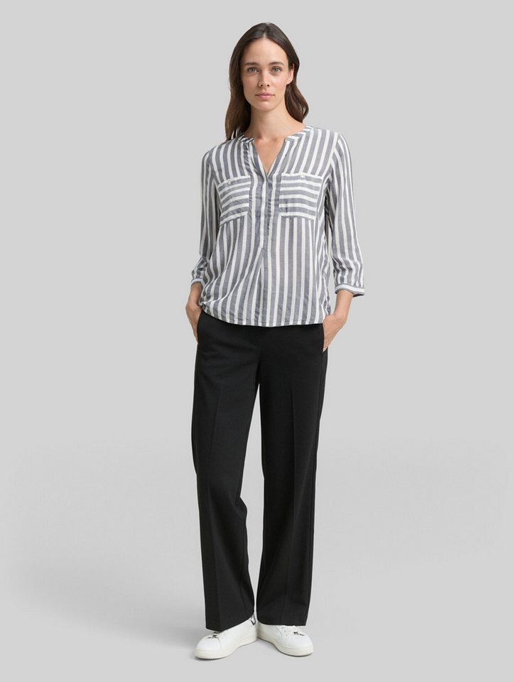 TOM TAILOR Langarmbluse Blusen & Shirts Bluse mit Streifenmuster – Bild 5 von 5