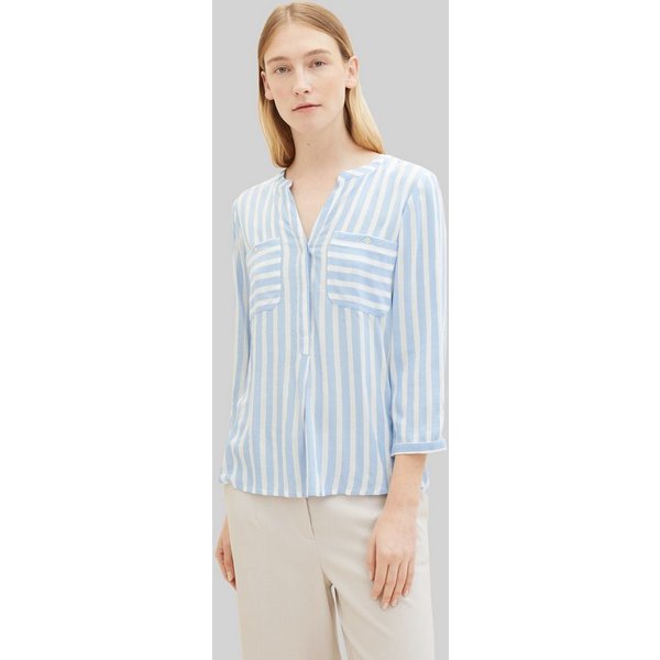 TOM TAILOR Langarmbluse Blusen & Shirts Bluse mit Streifenmuster