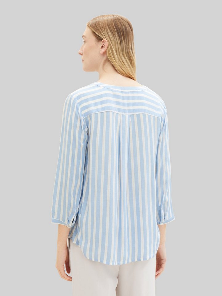 TOM TAILOR Langarmbluse Blusen & Shirts Bluse mit Streifenmuster – Bild 3 von 5