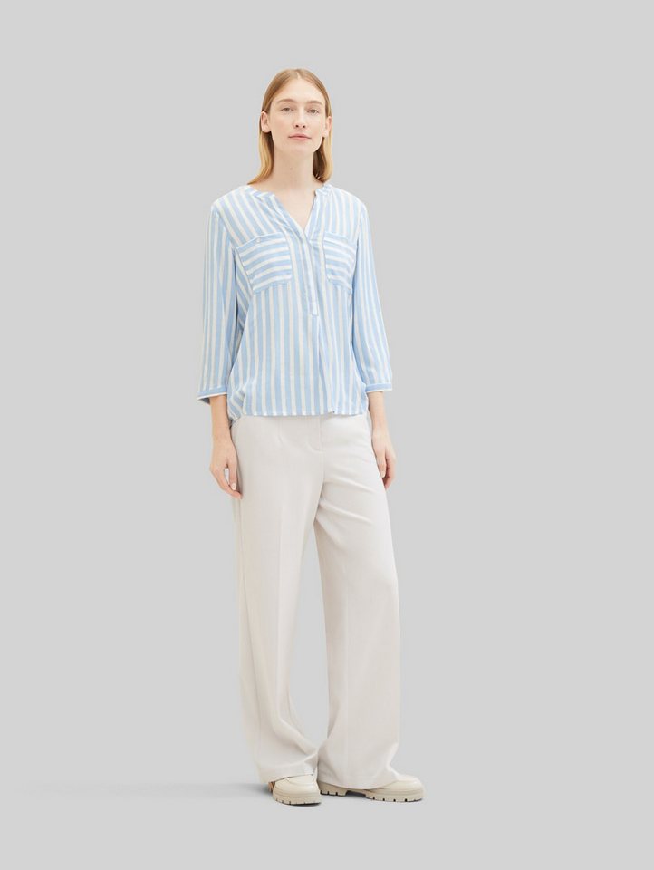 TOM TAILOR Langarmbluse Blusen & Shirts Bluse mit Streifenmuster – Bild 5 von 5