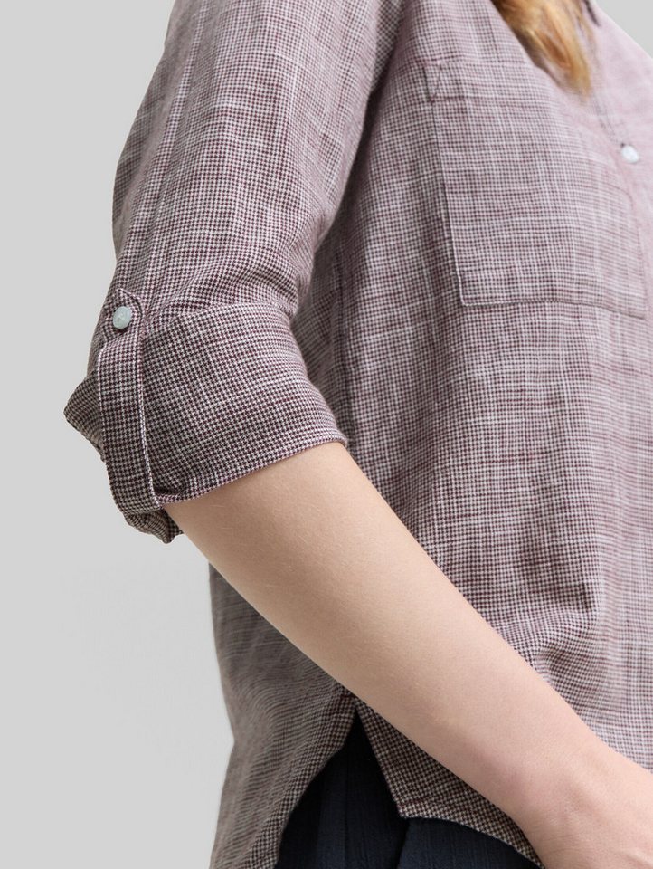 TOM TAILOR Langarmbluse Blusen & Shirts Bluse mit Brusttaschen – Bild 4 von 5