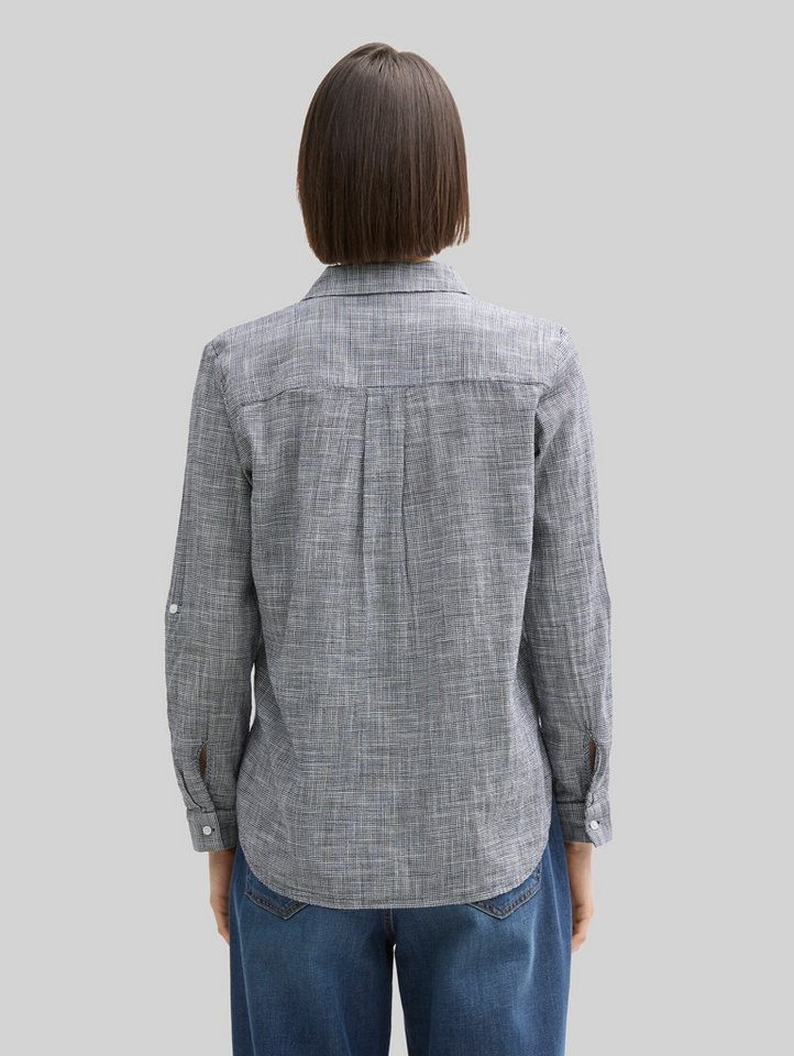 TOM TAILOR Langarmbluse Blusen & Shirts Bluse mit Brusttaschen – Bild 3 von 5