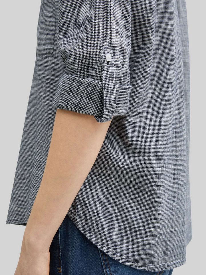 TOM TAILOR Langarmbluse Blusen & Shirts Bluse mit Brusttaschen – Bild 4 von 5