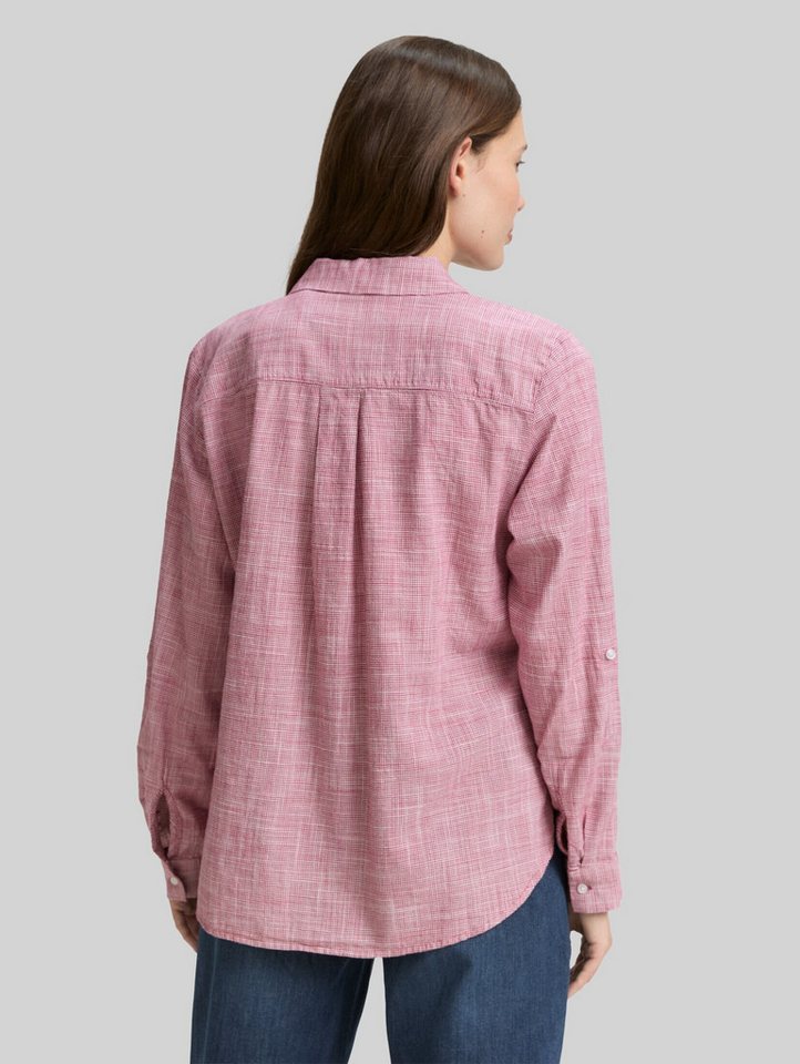 TOM TAILOR Langarmbluse Blusen & Shirts Bluse mit Brusttaschen – Bild 3 von 5