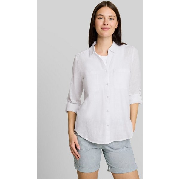 TOM TAILOR Langarmbluse Blusen & Shirts Bluse mit Brusttaschen