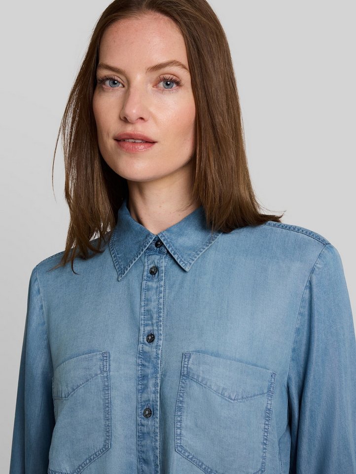 TOM TAILOR Langarmbluse Blusen & Shirts Bluse mit TENCEL™ Lyocell – Bild 4 von 5