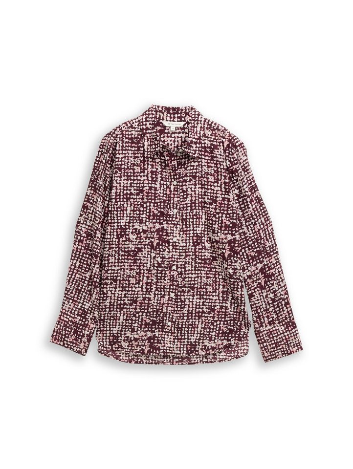 TOM TAILOR Langarmbluse Blusen & Shirts Hemdbluse mit Muster – Bild 2 von 5