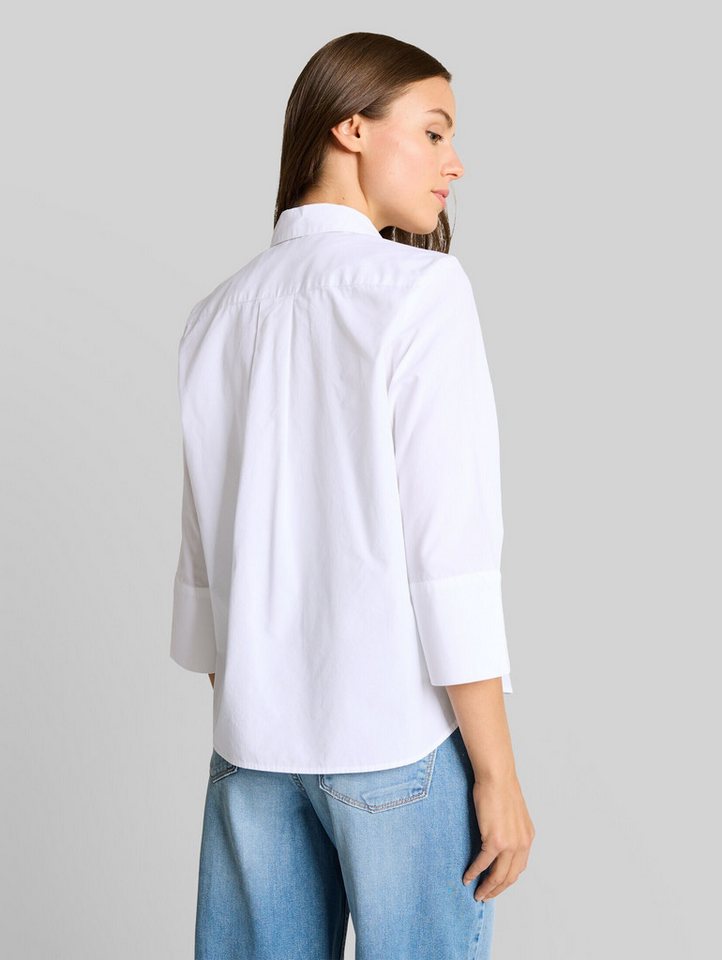 TOM TAILOR Langarmbluse Blusen & Shirts Popeline Hemdbluse mit 3/4-Arm – Bild 3 von 5