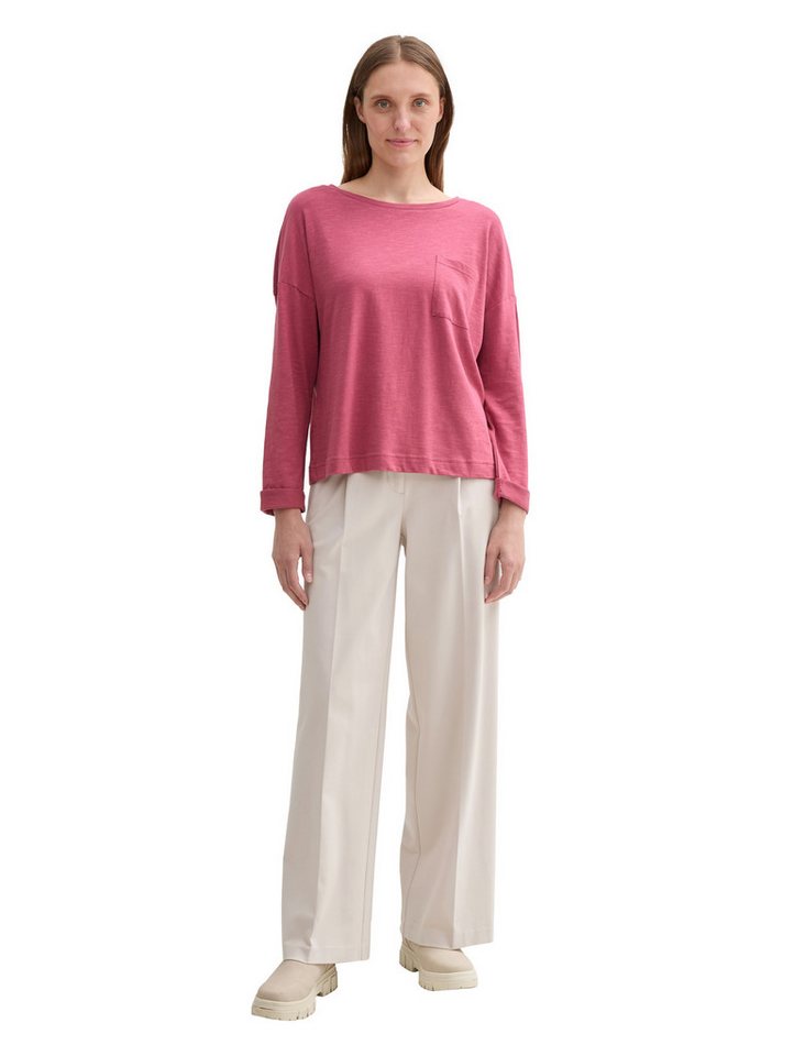 TOM TAILOR Langarmshirt mit Brusttasche – Bild 4 von 5