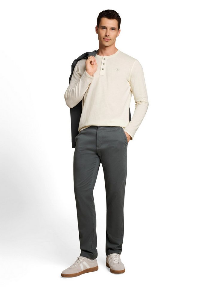 TOM TAILOR Langarmshirt mit Knopfleiste – Bild 4 von 5