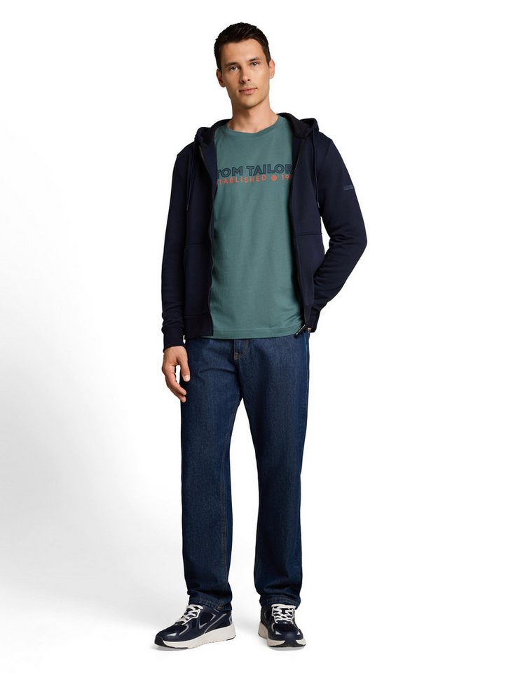 TOM TAILOR Langarmshirt mit Logo Print – Bild 4 von 5