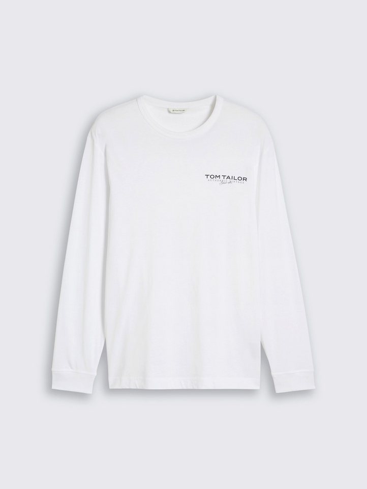 TOM TAILOR Langarmshirt mit Logo-Print – Bild 5 von 5