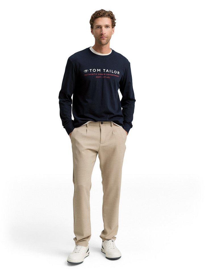 TOM TAILOR Langarmshirt mit Logo Print – Bild 4 von 5