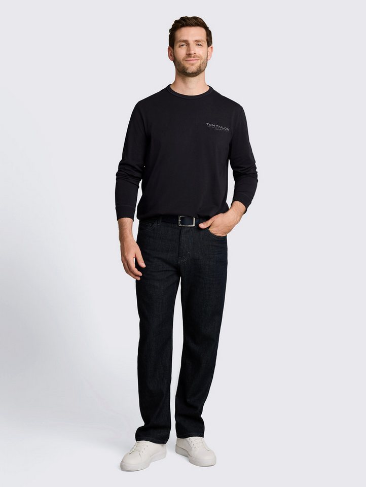 TOM TAILOR Langarmshirt mit Logo-Print – Bild 4 von 5