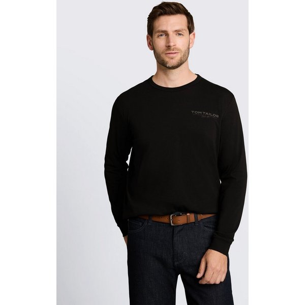 TOM TAILOR Langarmshirt mit Logo-Print