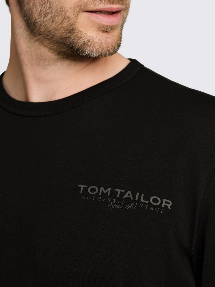 TOM TAILOR Langarmshirt mit Logo-Print – Bild 3 von 5