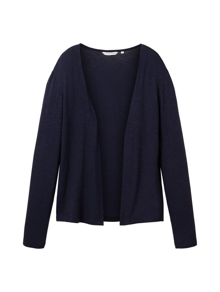 TOM TAILOR Langarmshirt T-Shirt Basic Cardigan – Bild 2 von 5