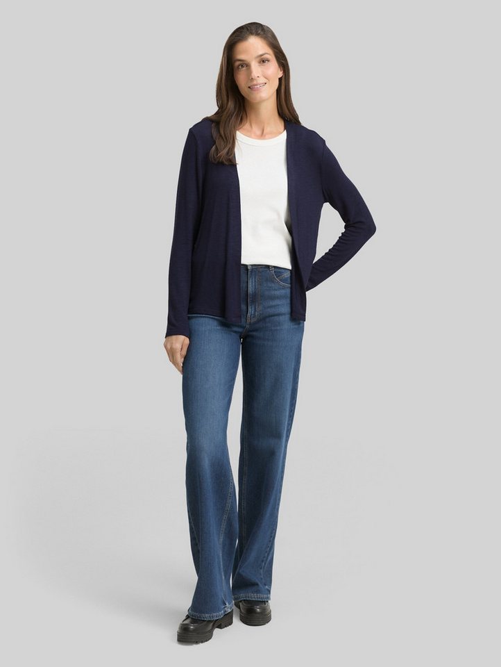 TOM TAILOR Langarmshirt T-Shirt Basic Cardigan – Bild 5 von 5