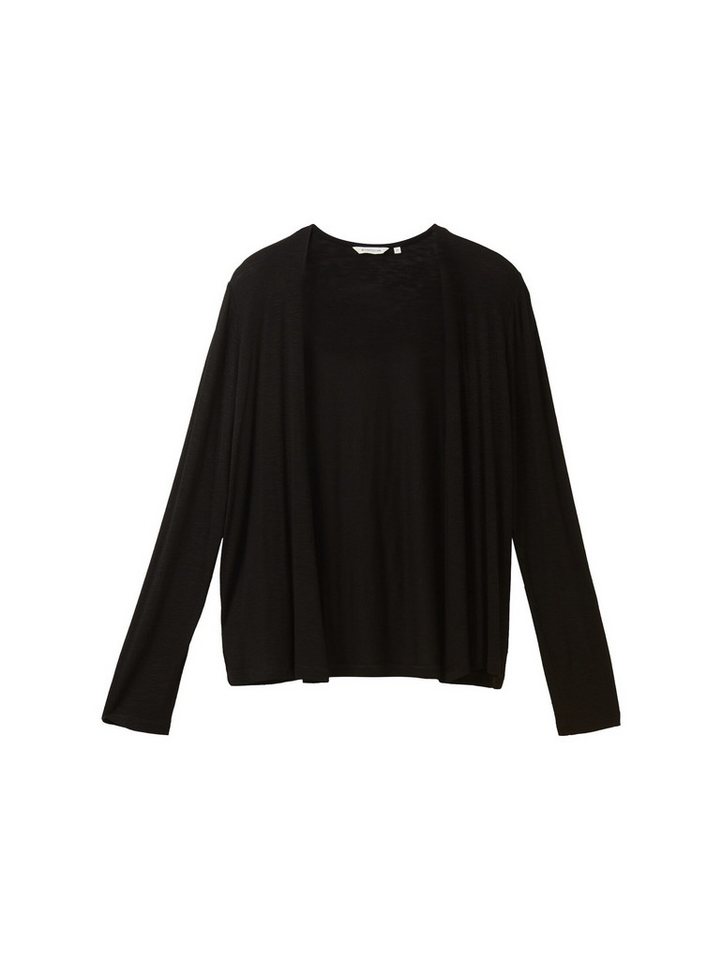 TOM TAILOR Langarmshirt T-Shirt Basic Cardigan – Bild 2 von 5