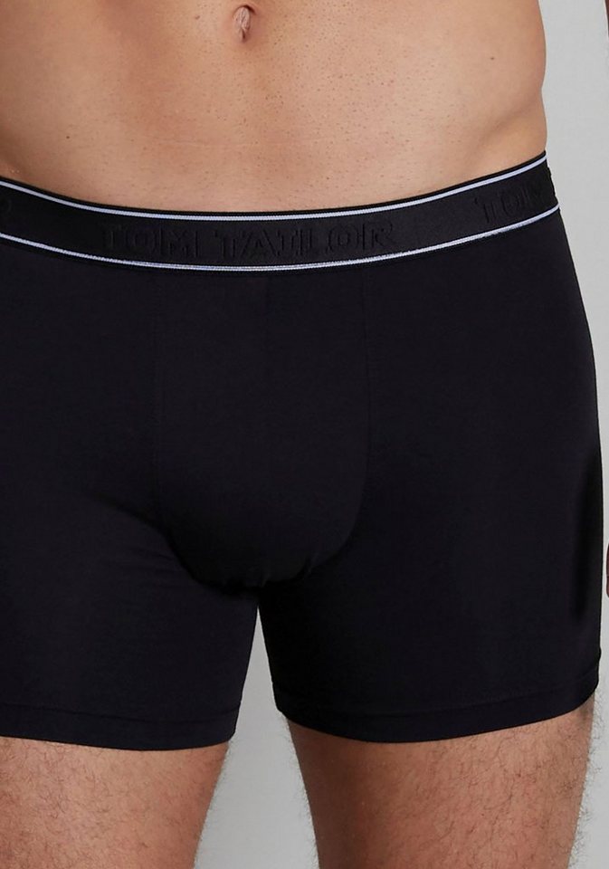 TOM TAILOR Lange Unterhose Vancouver (2er Pack) bequem, eng, elastisch, basic, Logobund – Bild 4 von 5