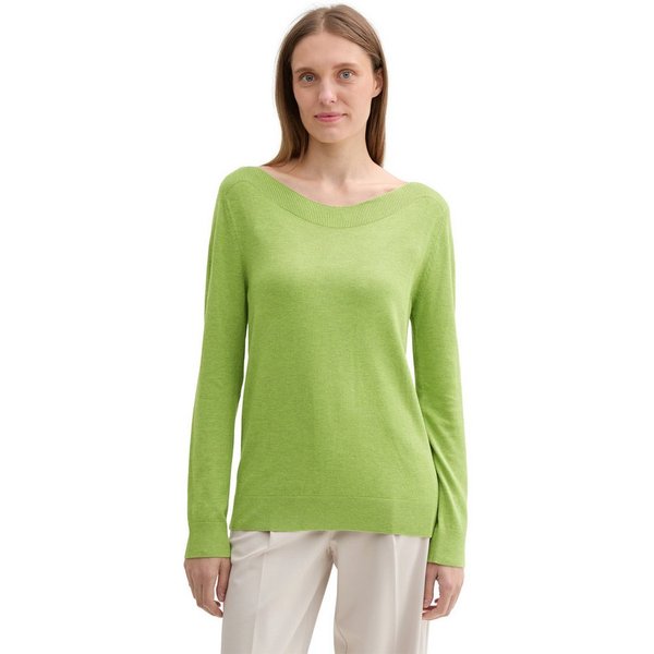 TOM TAILOR Longpullover mit Rippbündchen
