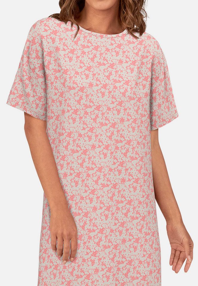 TOM TAILOR Nachthemd Westport mit Print, Kurzarm, Rundhalsausschnitt, Baumwollmix, bequem, weich – Bild 3 von 5