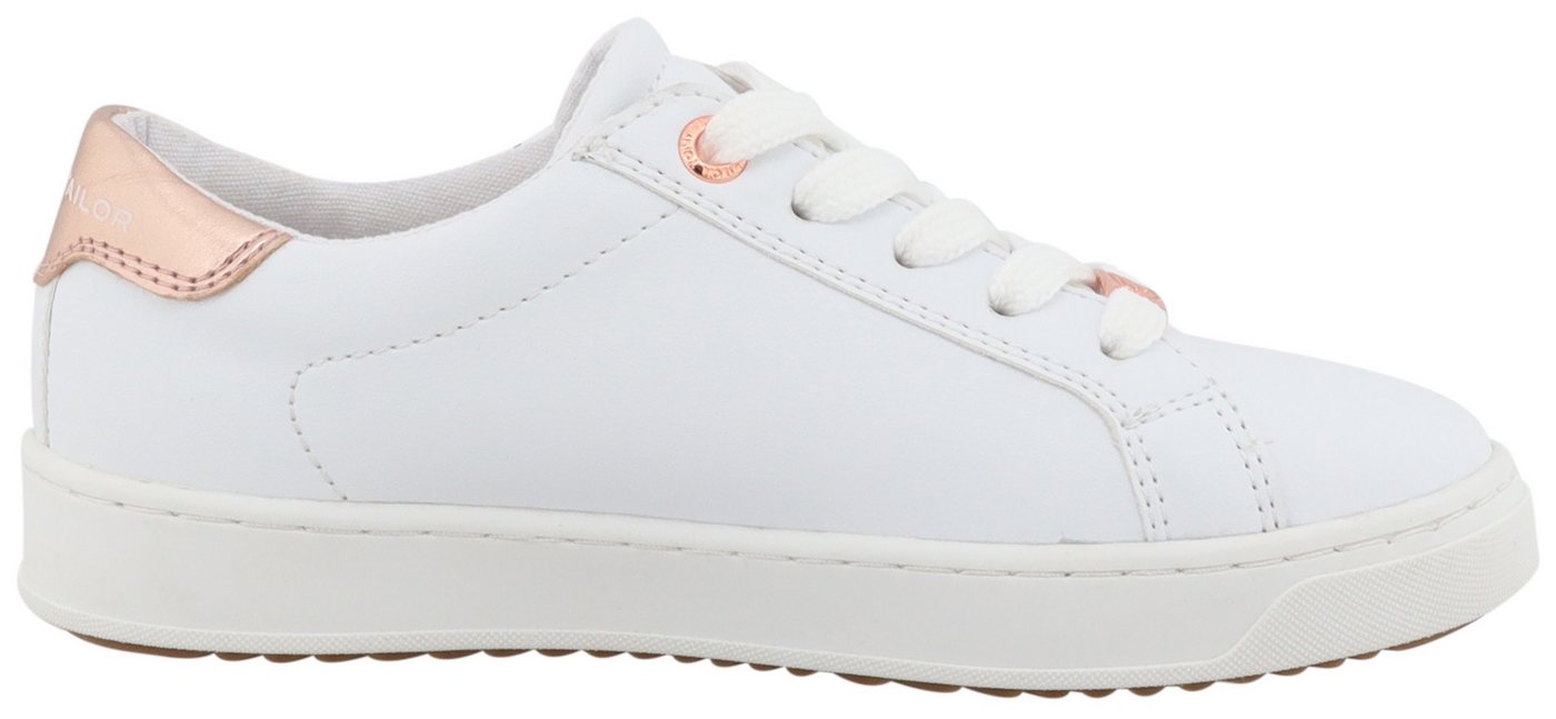 TOM TAILOR Plateausneaker, Freizeitschuh, Halbschuh, Schnürschuh mit süßem Herzchendruck – Bild 5 von 5