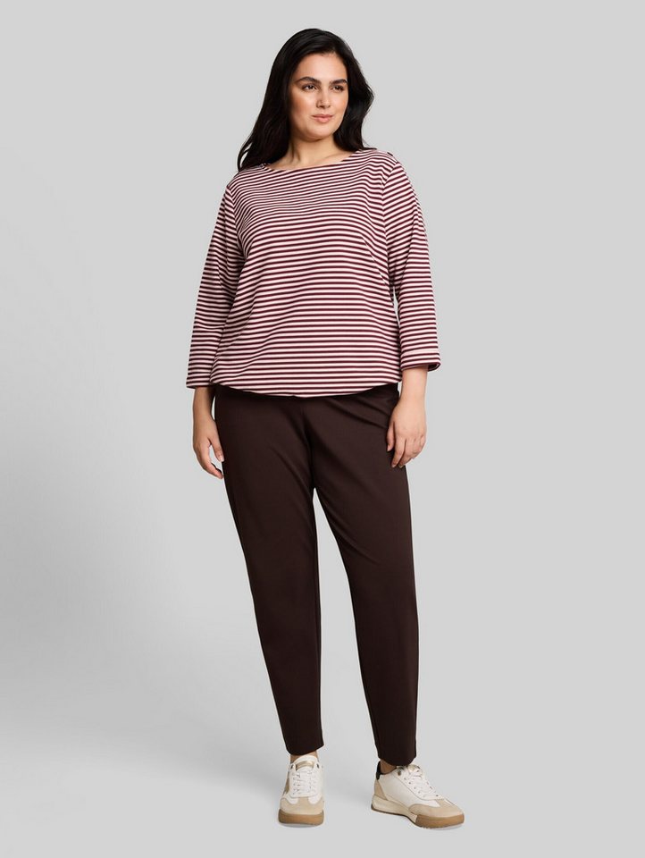 TOM TAILOR PLUS 3/4-Arm-Shirt T-Shirt (im Einserpack) Plus Size - Langarmshirt mit Knopf-Details – Bild 5 von 5