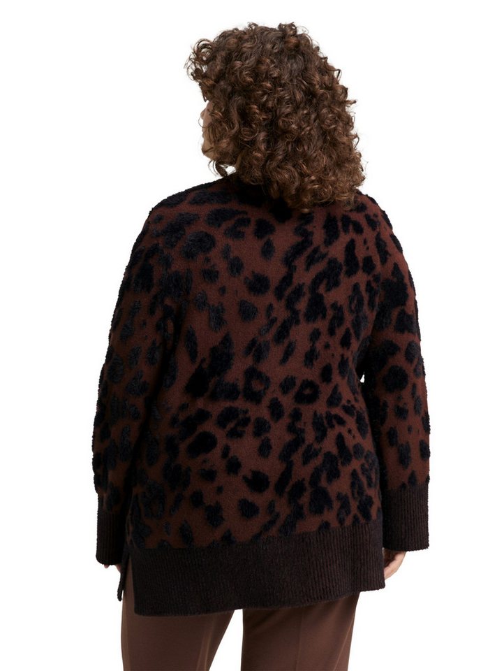 TOM TAILOR PLUS Cardigan mit Leo-Print – Bild 2 von 5