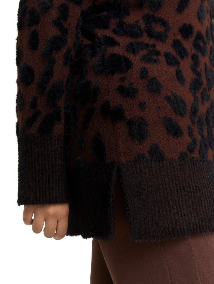 TOM TAILOR PLUS Cardigan mit Leo-Print – Bild 3 von 5