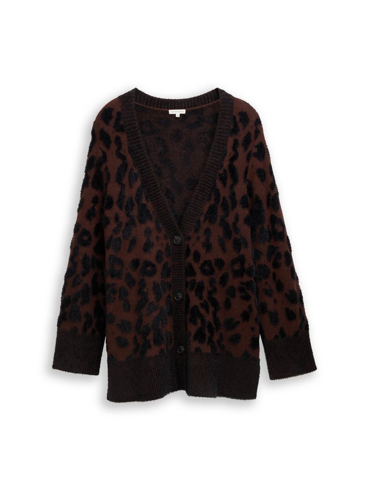 TOM TAILOR PLUS Cardigan mit Leo-Print – Bild 5 von 5
