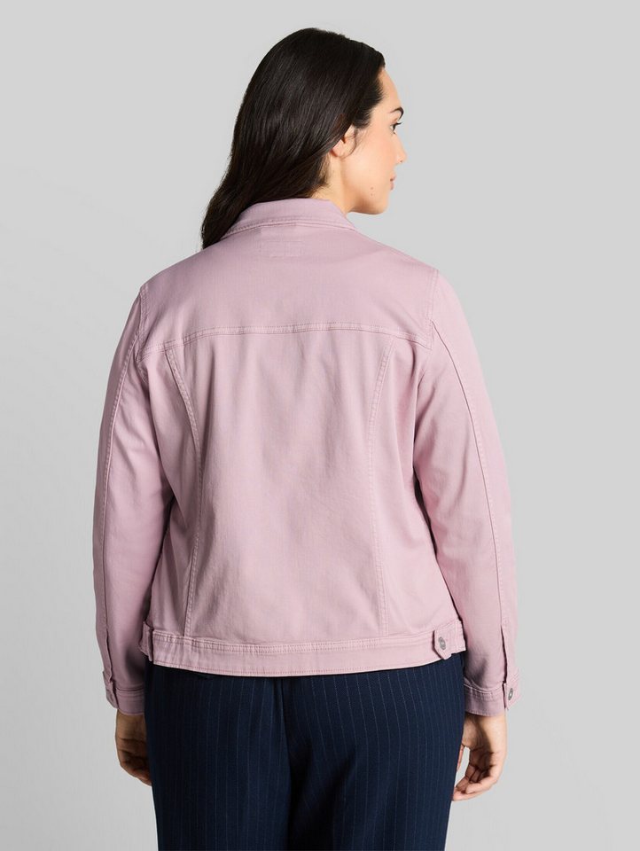 TOM TAILOR PLUS Jeansjacke Jacken Plus Size - Jeansjacke mit Eingriffstaschen – Bild 3 von 5
