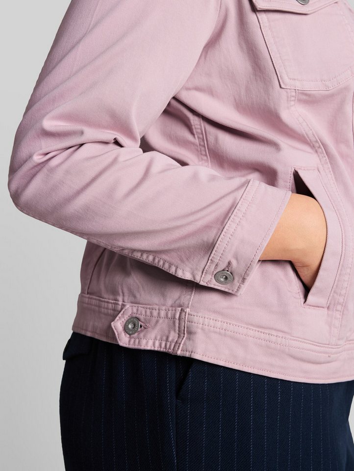TOM TAILOR PLUS Jeansjacke Jacken Plus Size - Jeansjacke mit Eingriffstaschen – Bild 4 von 5