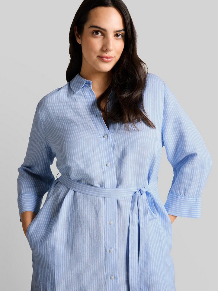 TOM TAILOR PLUS Jerseykleid Kleider & Jumpsuits Plus Size - Blusenkleid mit Leinenanteil – Bild 4 von 5