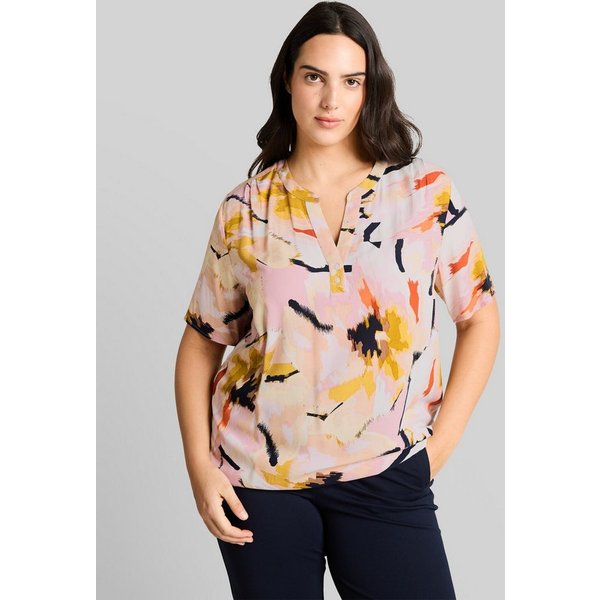 TOM TAILOR PLUS Kurzarmbluse Blusen & Shirts Plus Size - Bluse mit Muster