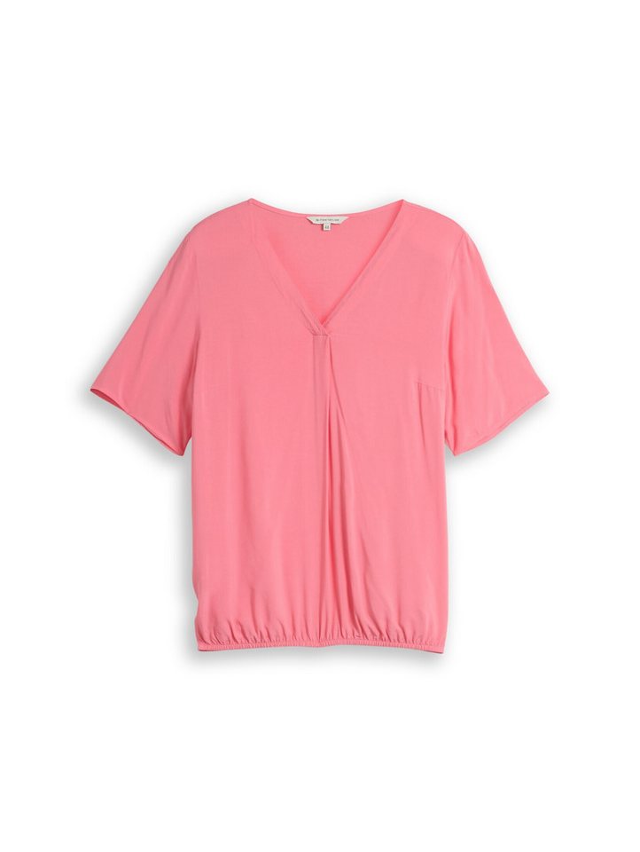 TOM TAILOR PLUS Kurzarmbluse Blusen & Shirts Plus Size - Bluse aus Viskose – Bild 2 von 5