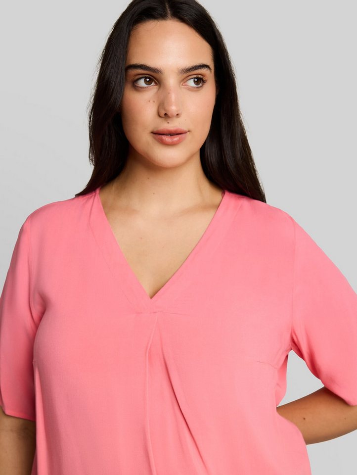 TOM TAILOR PLUS Kurzarmbluse Blusen & Shirts Plus Size - Bluse aus Viskose – Bild 4 von 5