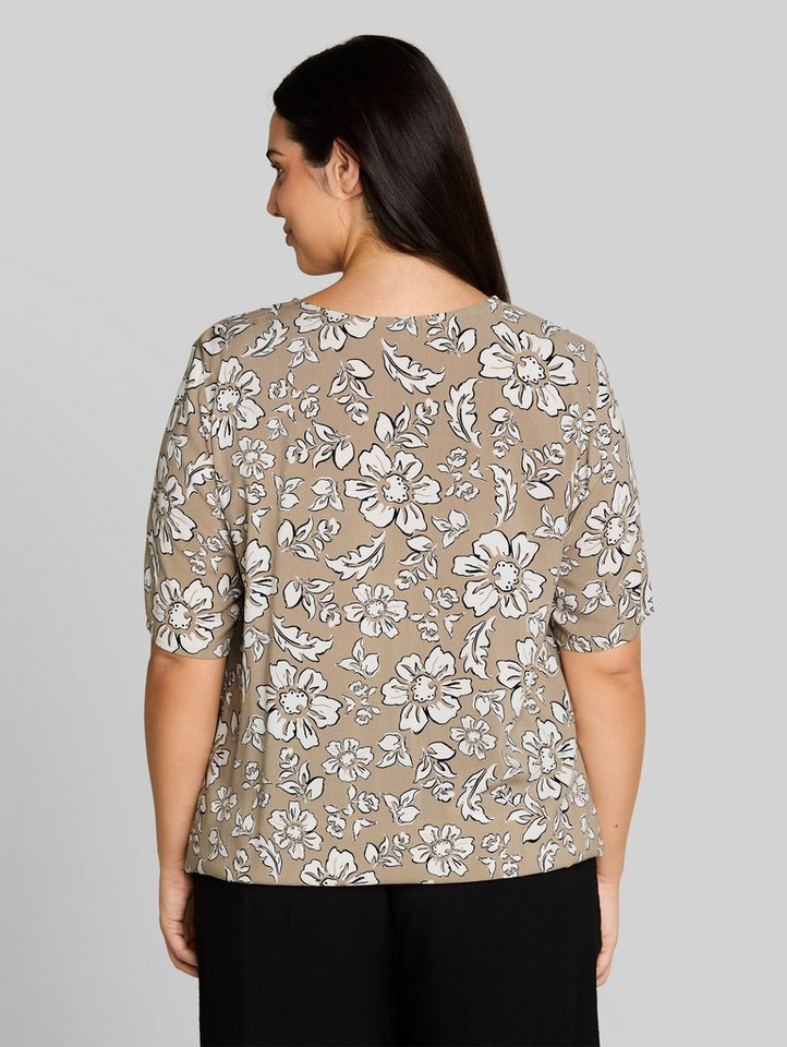 TOM TAILOR PLUS Kurzarmbluse Blusen & Shirts Plus Size - Bluse aus Viskose – Bild 3 von 5