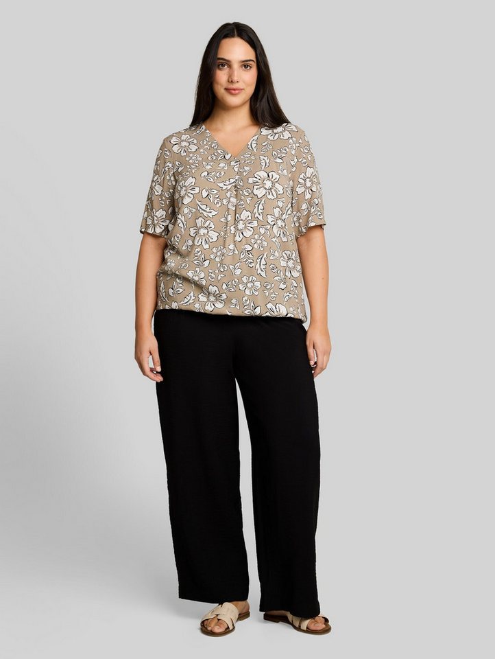TOM TAILOR PLUS Kurzarmbluse Blusen & Shirts Plus Size - Bluse aus Viskose – Bild 5 von 5