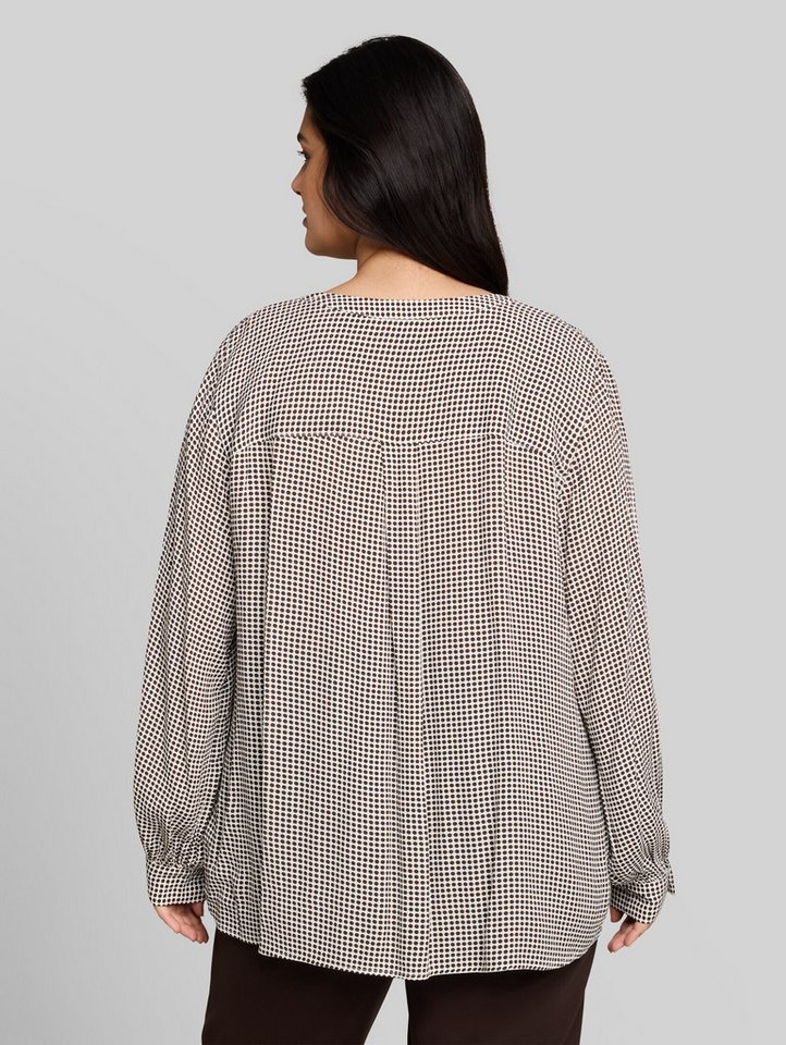 TOM TAILOR PLUS Langarmbluse Blusen & Shirts Plus Size - Bluse aus Viskose – Bild 3 von 5