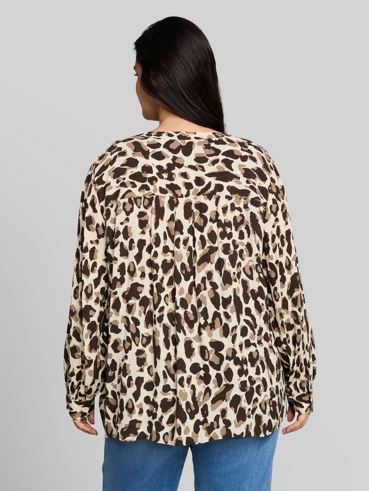TOM TAILOR PLUS Langarmbluse Blusen & Shirts Plus Size - Bluse aus Viskose – Bild 3 von 5