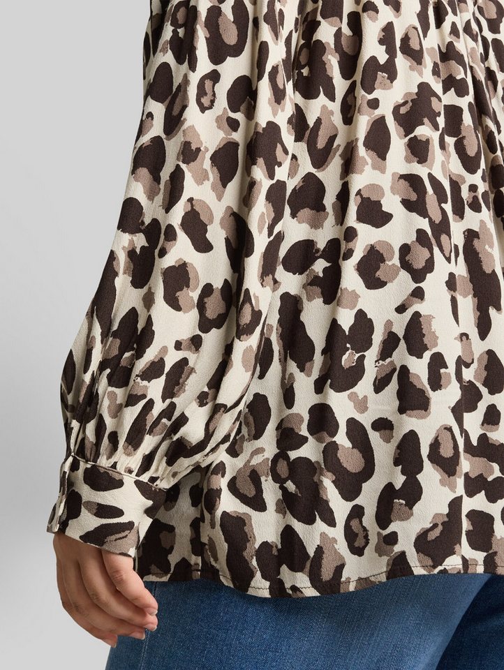 TOM TAILOR PLUS Langarmbluse Blusen & Shirts Plus Size - Bluse aus Viskose – Bild 4 von 5