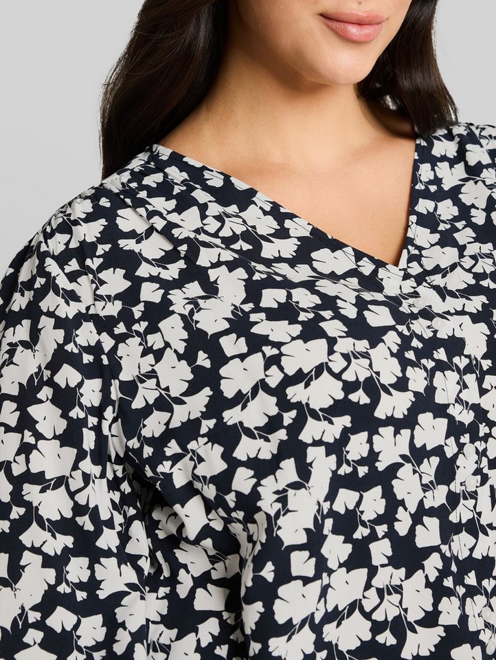 TOM TAILOR PLUS Langarmbluse Blusen & Shirts Plus Size - Bluse aus Viskose – Bild 4 von 5