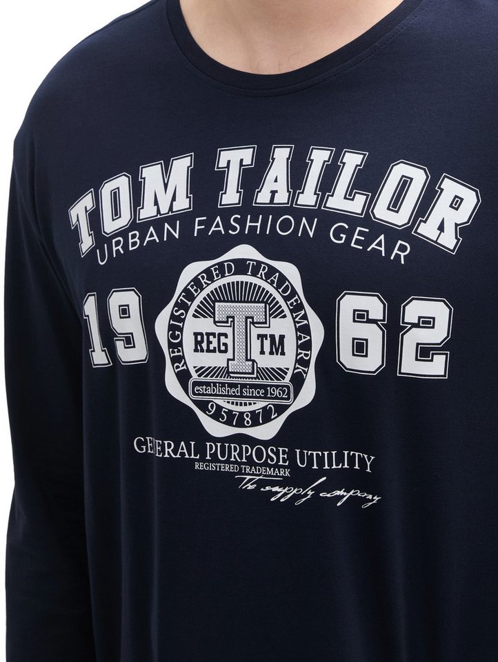 TOM TAILOR PLUS Langarmshirt mit Print/Große Größen – Bild 3 von 5