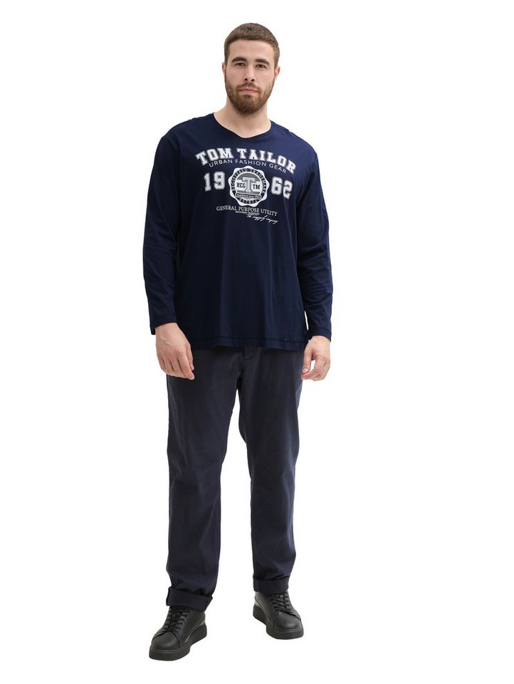 TOM TAILOR PLUS Langarmshirt mit Print/Große Größen – Bild 4 von 5