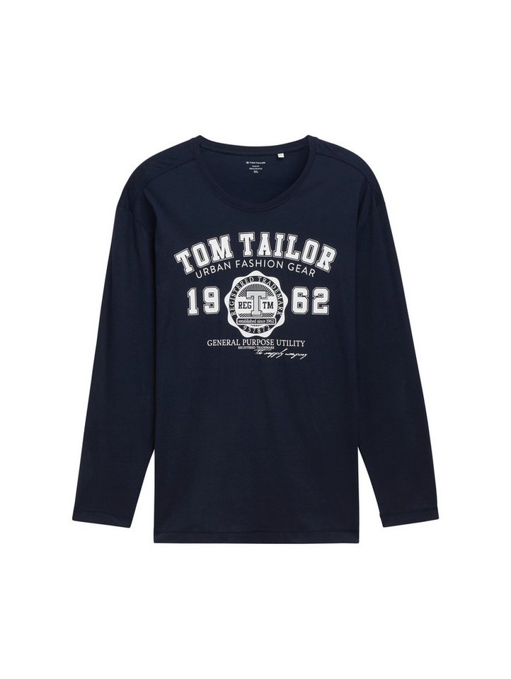 TOM TAILOR PLUS Langarmshirt mit Print/Große Größen – Bild 5 von 5