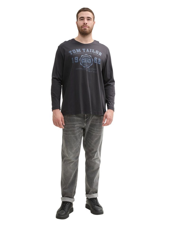 TOM TAILOR PLUS Langarmshirt mit Print/Große Größen – Bild 4 von 5