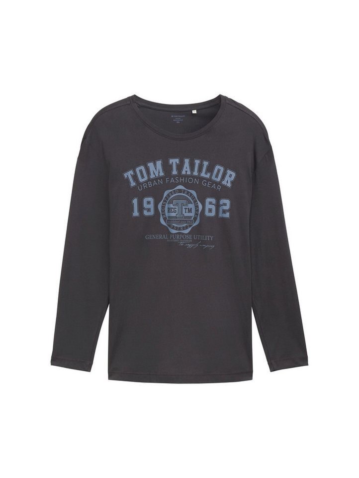 TOM TAILOR PLUS Langarmshirt mit Print/Große Größen – Bild 5 von 5