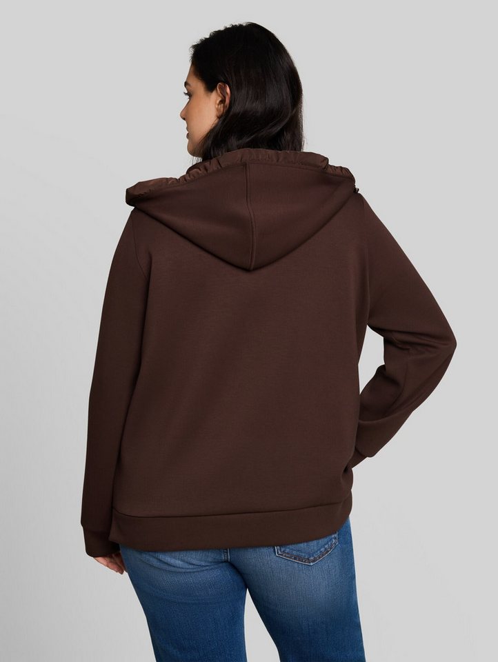 TOM TAILOR PLUS Sweatjacke Strick & Sweatshirts Plus Size - Hoodie Sweatjacke aus Scuba – Bild 3 von 5